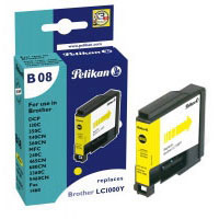 Pelikan Inkjet Cartridge B08 replaces Brother LC1000Y, yellow, 11 ml (361387)
